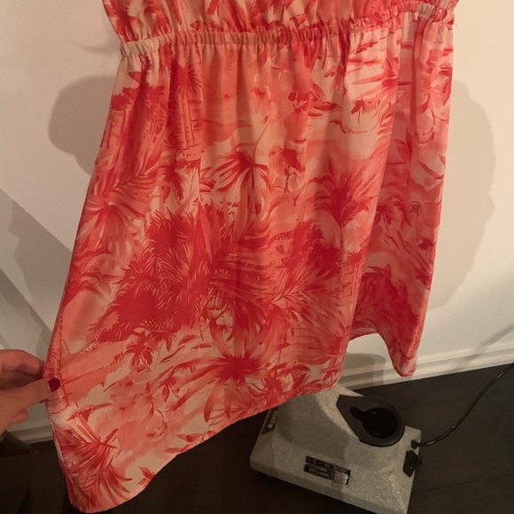 Mango pink floral A line dress, size 2 - Picture 8 of 8